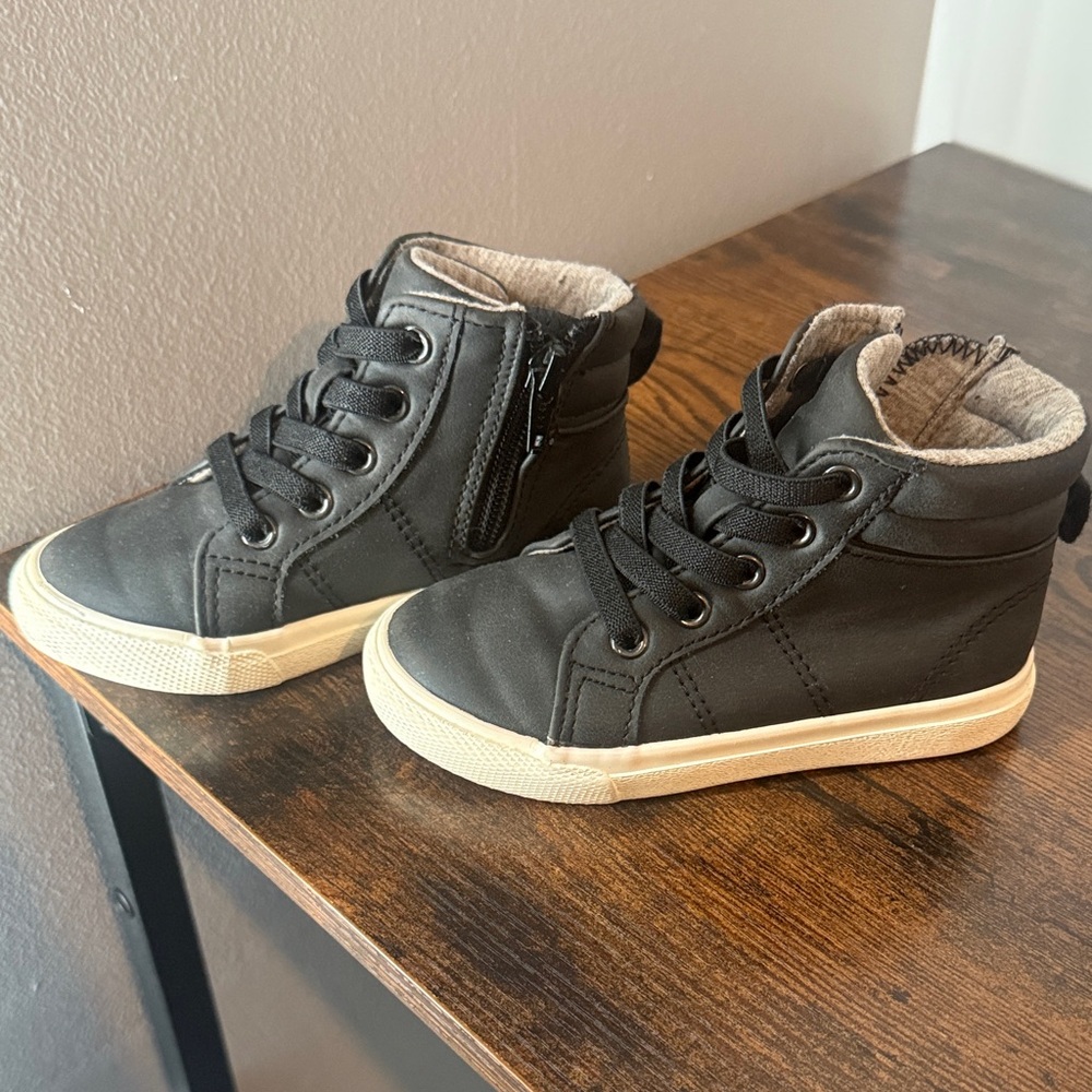 Cat & Jack Black Kids High-Top Boots